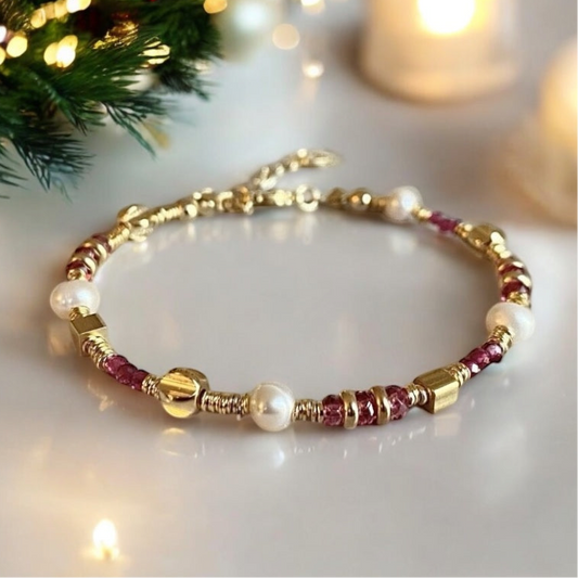 Pulsera margarita oro