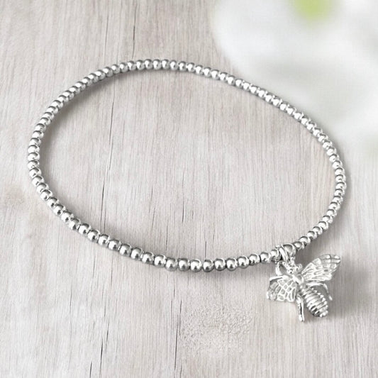 Pulsera abejita plata