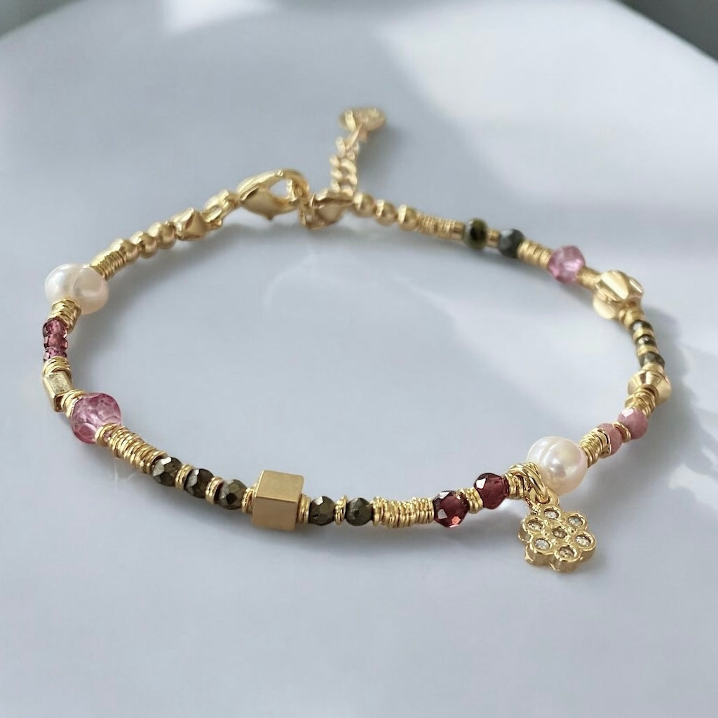 Pulsera niza oro